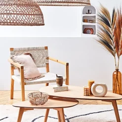 Fabrique de Styles Table Basses*Lot de 2 table basse en chêne - Becka