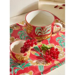 Fabrique de Styles Tasses Et Mugs*Lot de 2 tasses en grès 60cl - Flaura