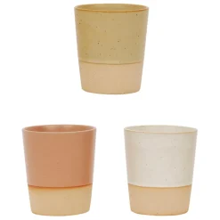Fabrique de Styles Tasses Et Mugs*Lot de 3 tasses en terre cuite 28cl - Ekume