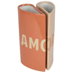 Fabrique de Styles Vases Et Soliflores*Lot de 2 vases en grès 13x6.5xh24cm - Funny