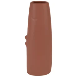 Fabrique de Styles Vases Et Soliflores*Lot de 2 vases visage en grès et beige h30cm