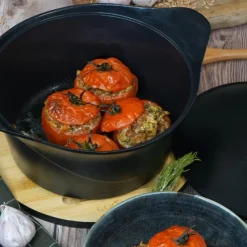 Fabrique de Styles Plats Et Appareils De Cuisson*L'incroyable Cocotte graphite d24cm avec poignée couronne