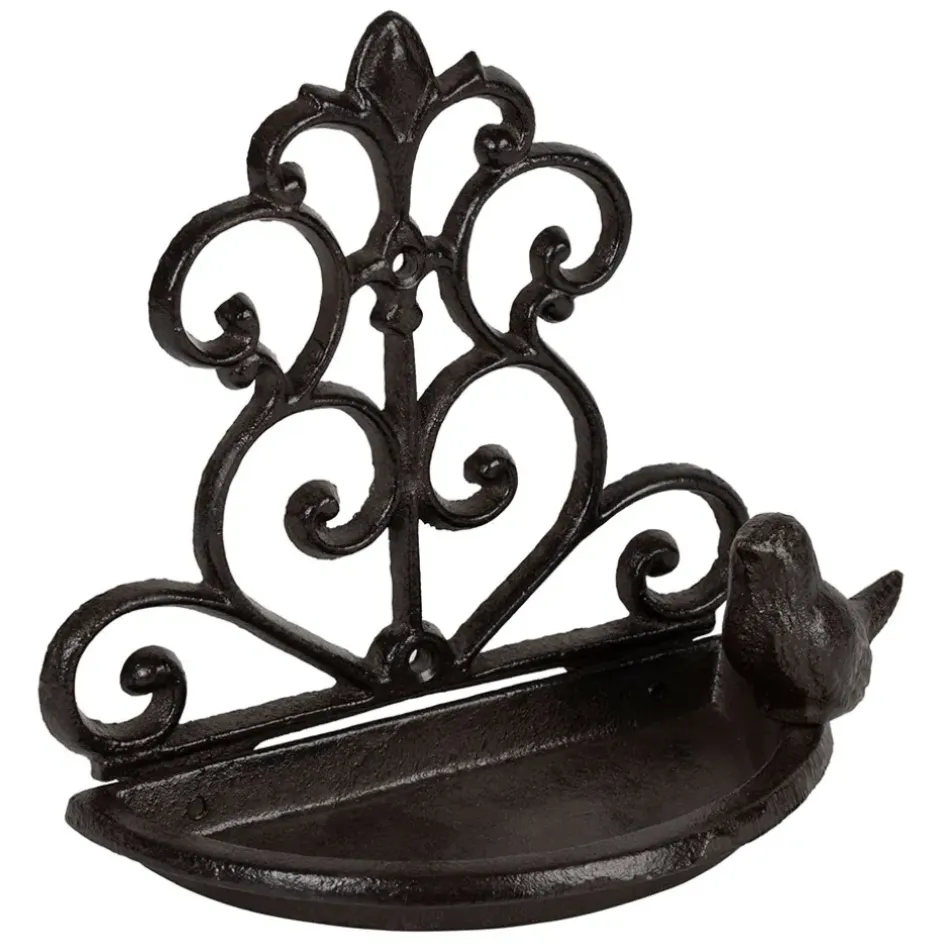 Enfant Fabrique de Styles Déco, Accessoires Et Rangements|Jardin*Mangeoire murale en fonte - Fauvette