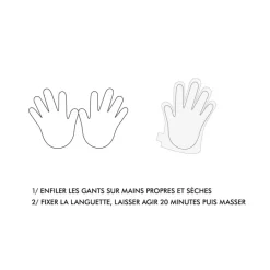 Fabrique de Styles Soins Des Mains Et Des Pieds*Masque mains gants imprègnes hydratants