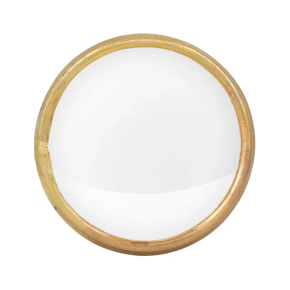 Fabrique de Styles Miroirs*Miroir convexe en laiton d11.5cm - edman