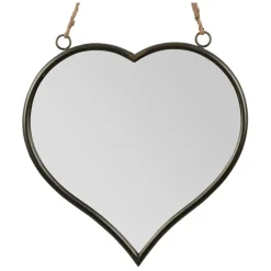Fabrique de Styles Miroirs*Miroir cœur en fer et miroir - Cœur