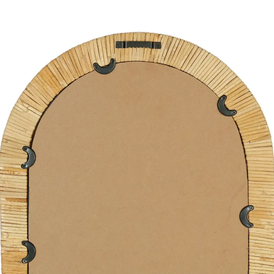 Fabrique de Styles Miroirs*Miroir en rotin et mdf 40x55cm - Tulum