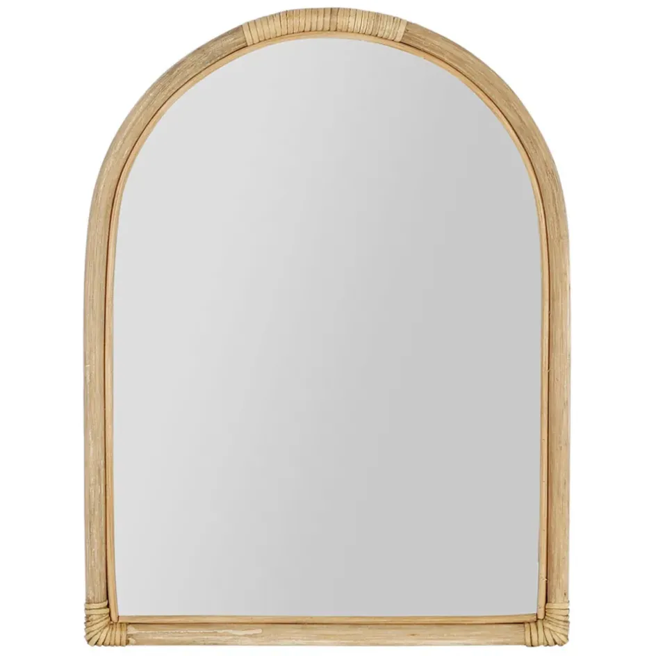 Fabrique de Styles Miroirs*Miroir en rotin 40xh53cm - Mirage