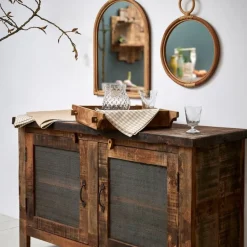 Fabrique de Styles Miroirs*Miroir en rotin 40xh53cm - Mirage