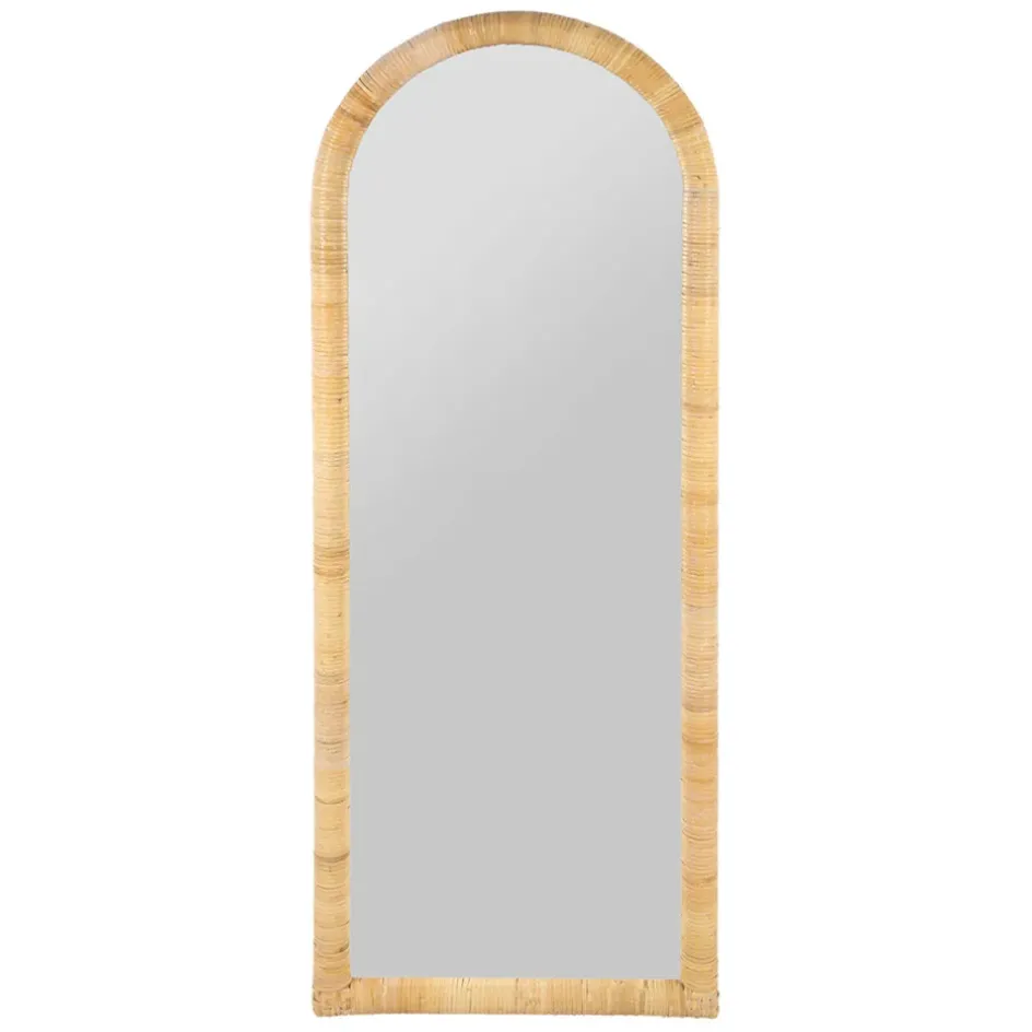 Fabrique de Styles Miroirs*Miroir en rotin 46x124cm - Ilena