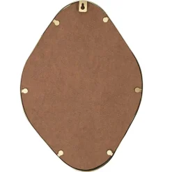 Fabrique de Styles Miroirs*Miroir losange contour dore 34x25cm