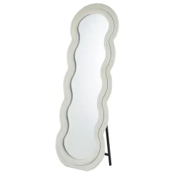 Fabrique de Styles Miroirs*Miroir ondulé en velours cassé h160cm