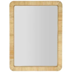 Fabrique de Styles Miroirs*Miroir rectangle en rotin 60x80cm - Tulum