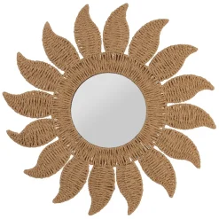 Fabrique de Styles Miroirs*Miroir rond en corde d60cm - Allegra
