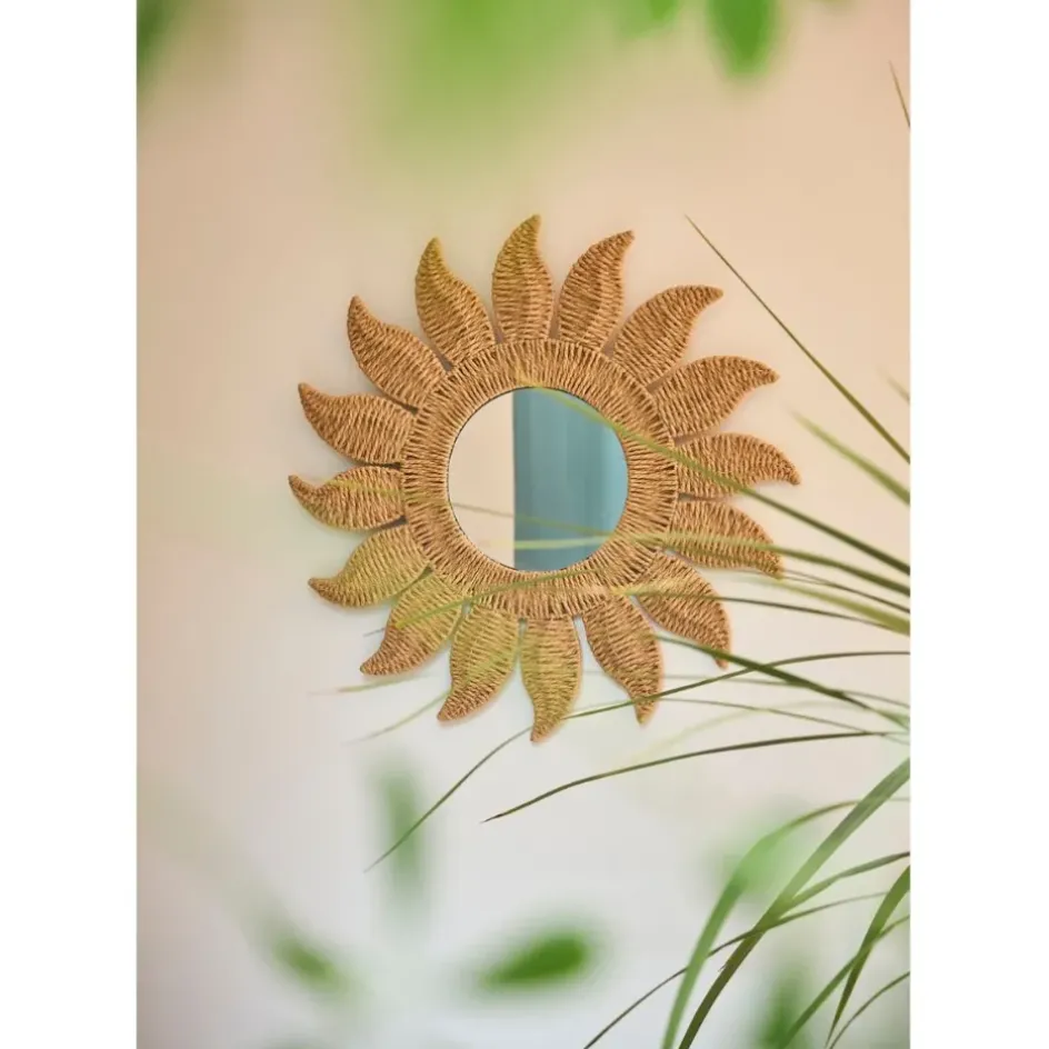 Fabrique de Styles Miroirs*Miroir rond en corde d60cm - Allegra