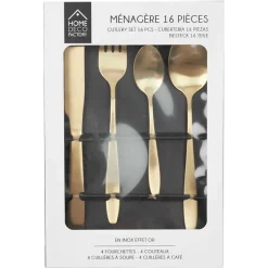 Fabrique de Styles Ménagères*Ménagère 16 pièces en acier dé