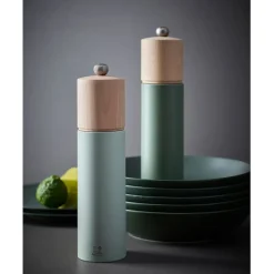 Fabrique de Styles Salières Et Poivrières*Moulin à poivre vert fougère h21.5cm - Boreal