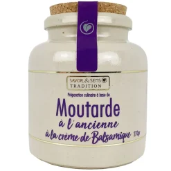 Fabrique de Styles Condiments Et Épices*Moutarde à l'ancienne et vinaigre balsamique noir