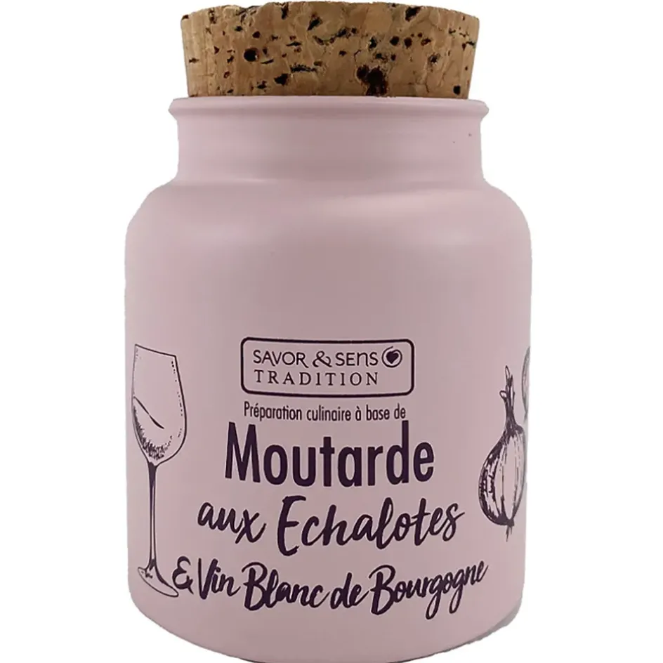 Fabrique de Styles Condiments Et Épices*Moutarde aux échalotes et vin blanc de bourgogne 130ml