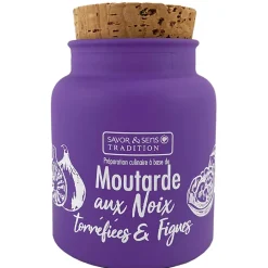 Fabrique de Styles Condiments Et Épices*Moutarde aux noix torréfiées et figues 130ml