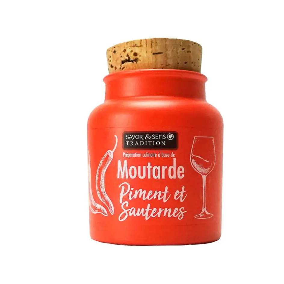 Fabrique de Styles Condiments Et Épices*Moutarde piment d'espelette et sauterne