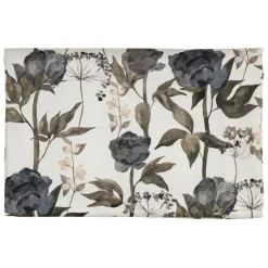 Fabrique de Styles Nappes*Nappe en coton gris vert 160x160cm - Rose noire