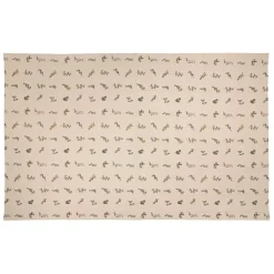 Fabrique de Styles Nappes*Nappe en coton naturel et vert 230x160cm - Juline