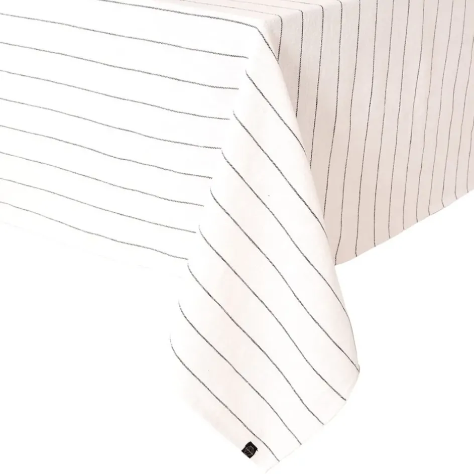 Fabrique de Styles Nappes*Nappe rayée en lin et coton 160x250cm - Calvi II