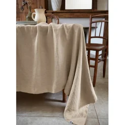 Fabrique de Styles Nappes*Nappe rectangle en lin lavé 170x250cm - Soline