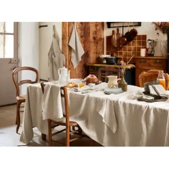 Fabrique de Styles Nappes*Nappe rectangle en lin lavé 170x250cm - Soline