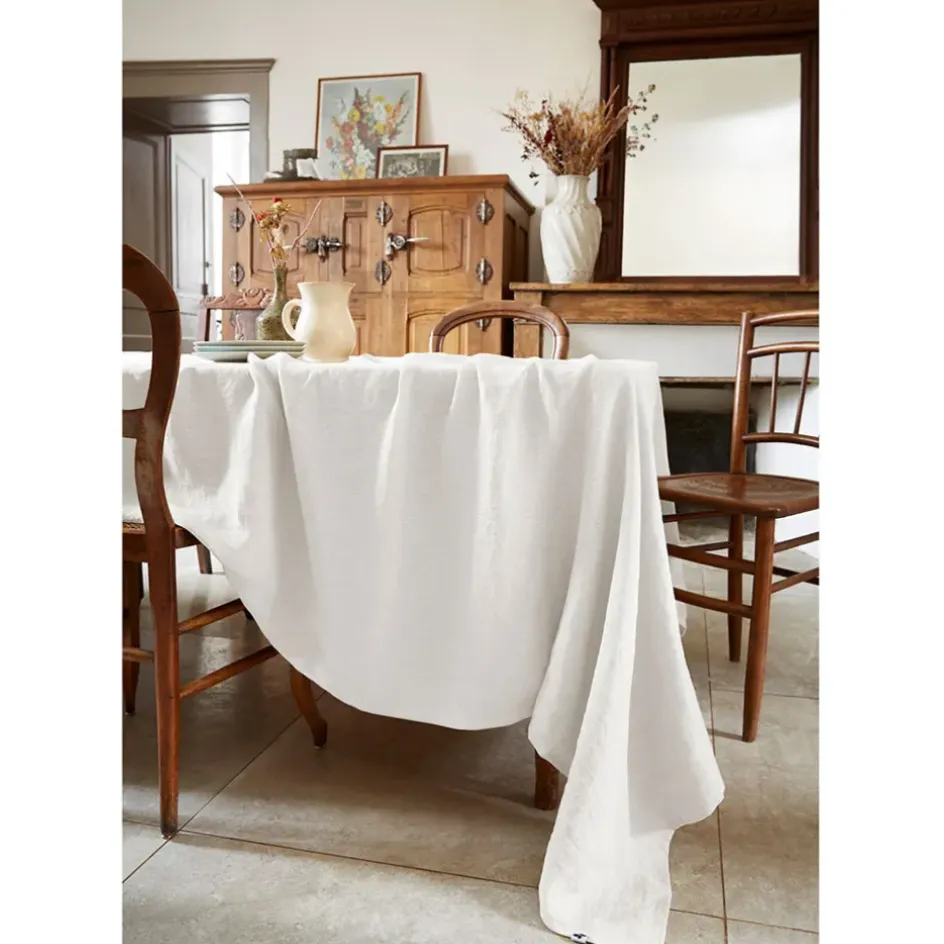 Fabrique de Styles Nappes*Nappe rectangle en lin lavé 170x250cm - Soline