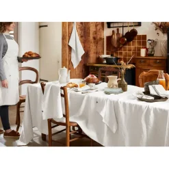 Fabrique de Styles Nappes*Nappe rectangle en lin lavé 170x250cm - Soline