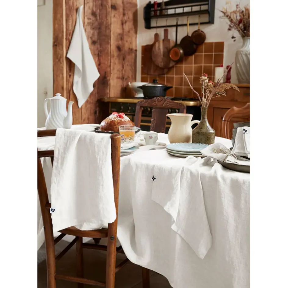 Fabrique de Styles Nappes*Nappe rectangle en lin lavé 170x250cm - Soline