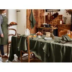 Fabrique de Styles Nappes*Nappe rectangle en lin lavé 170x250cm - Soline