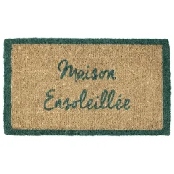 Fabrique de Styles Paillassons*Paillasson maison ensoleillée bleu 73x43cm