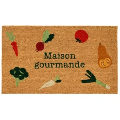 Fabrique de Styles Paillassons*Paillasson Maison gourmande naturel 73x43cm - P'tit Légume