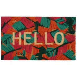 Fabrique de Styles Paillassons*Paillasson "hello" en coco 73x43cm - Seguia