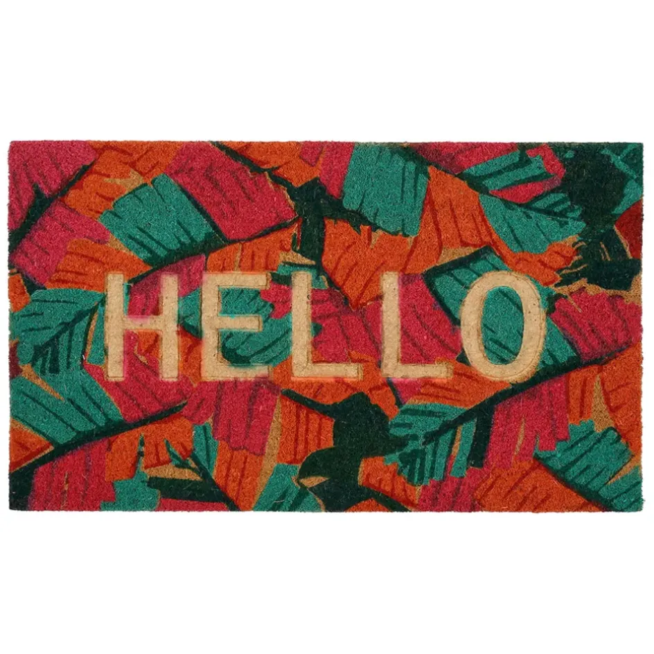 Fabrique de Styles Paillassons*Paillasson "hello" en coco 73x43cm - Seguia