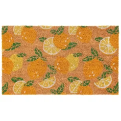 Fabrique de Styles Paillassons*Paillasson retro summer orange et jaune 73x43cm