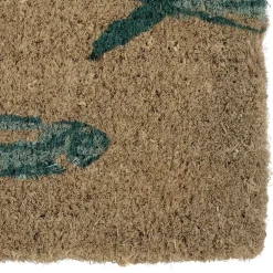 Fabrique de Styles Paillassons*paillasson rivière de poisson bleu 73x43cm