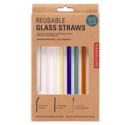 Fabrique de Styles Accessoires Réutilisables*Pailles en verre reutilisables colorees