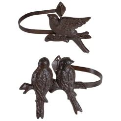 Fabrique de Styles Accessoires De Rideaux*Paire d'embrasses fauvette accroche rideau en fonte