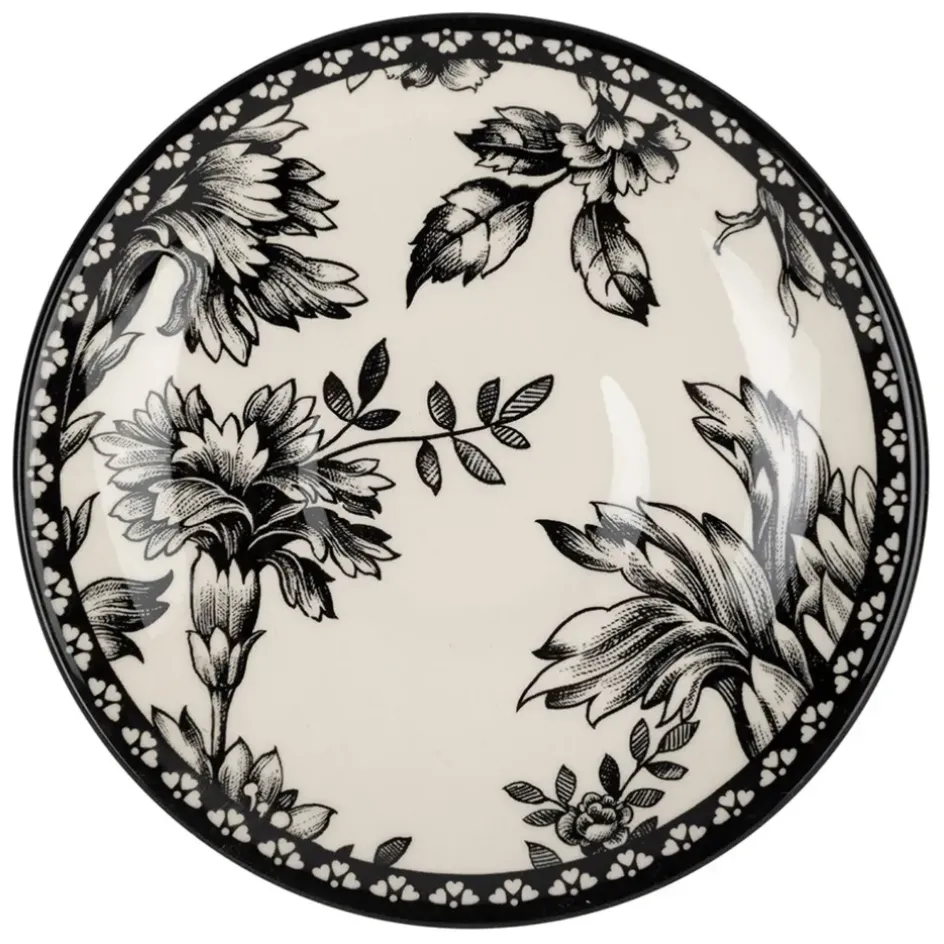 Fabrique de Styles Tasses Et Mugs*Paire tasse et coupelle café en faïence noir 22cl - Lison