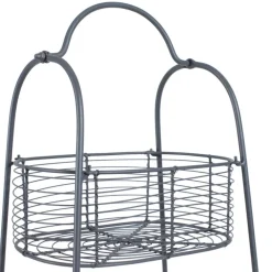 Fabrique de Styles Paniers Et Corbeilles*Panier 3 niveaux reserve en fer