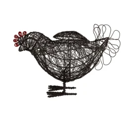 Fabrique de Styles Paniers Et Corbeilles*Panier coq en fer - Campagne
