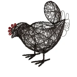 Fabrique de Styles Paniers Et Corbeilles*Panier coq en fer - Campagne