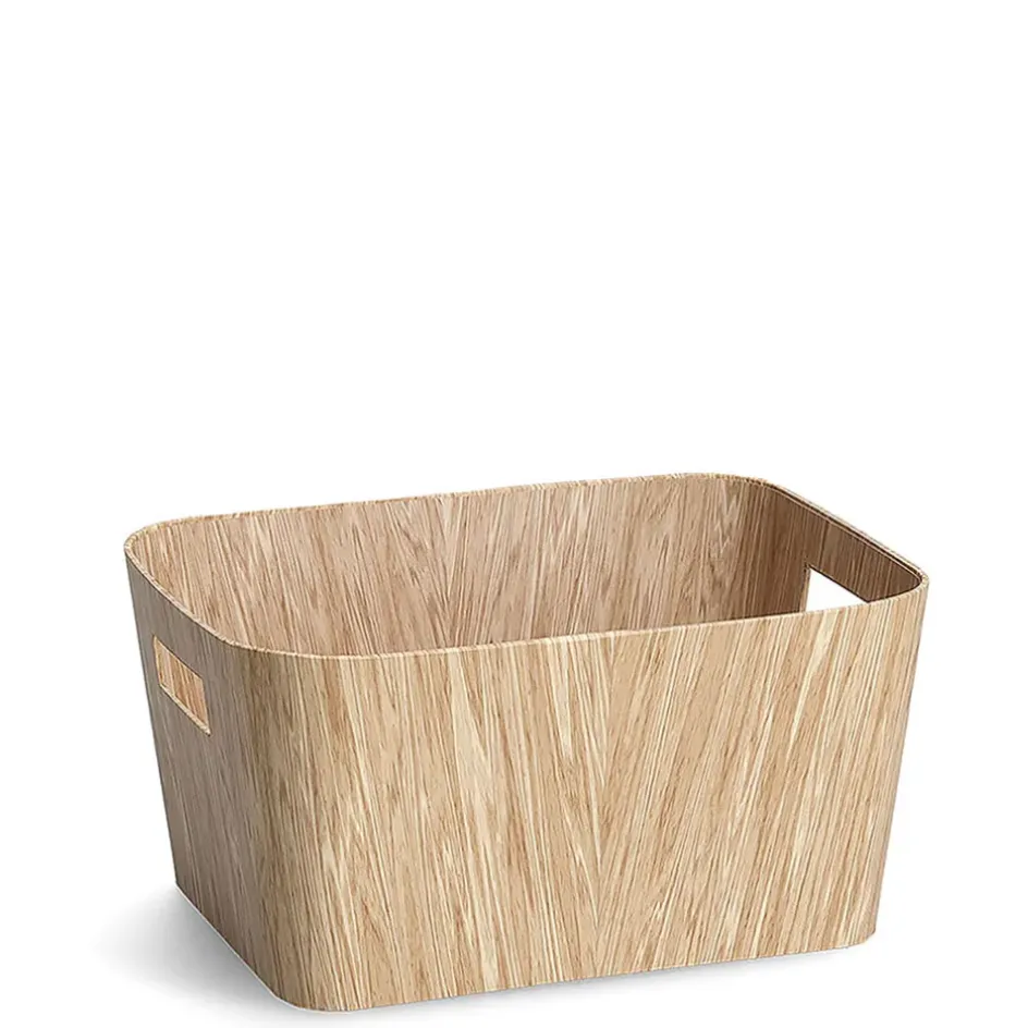 Fabrique de Styles Rangements Salle De Bain*Panier en bois 30.5x22.9xh15.12cm