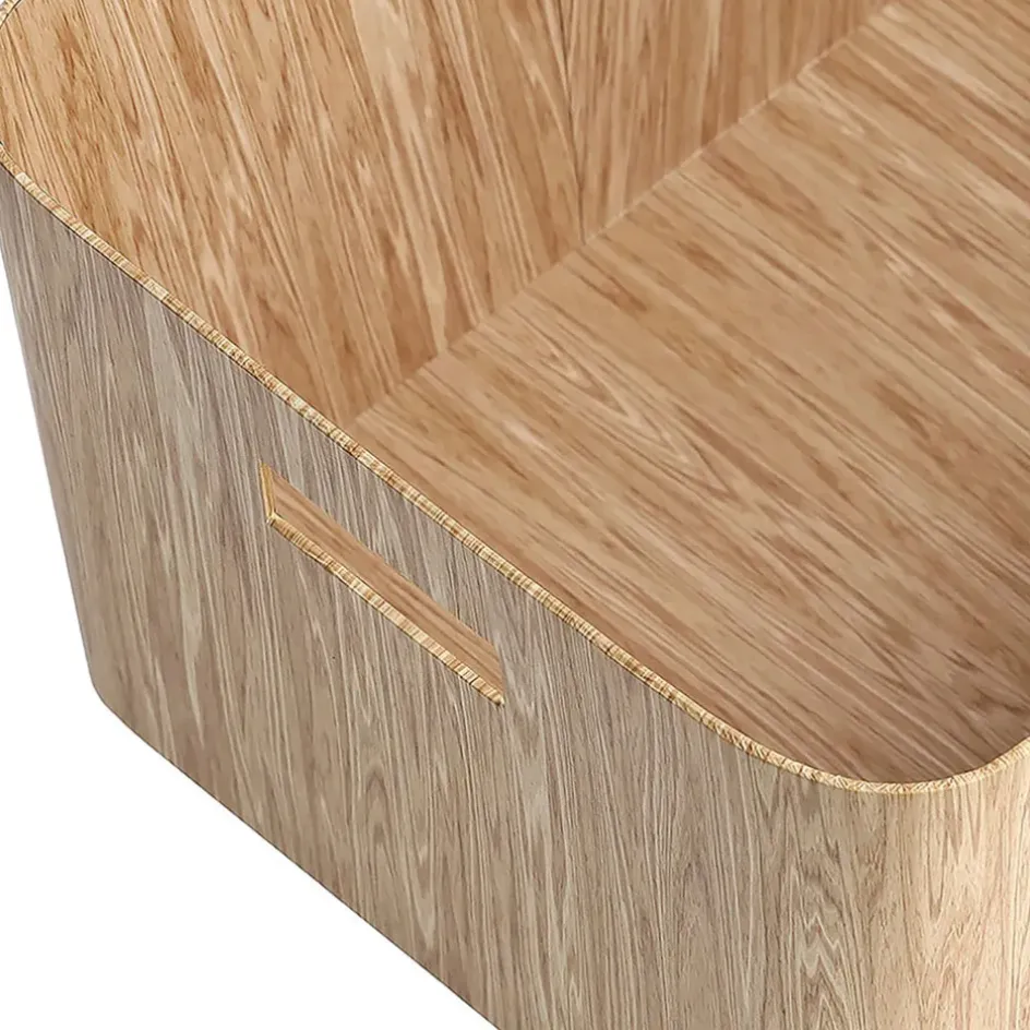 Fabrique de Styles Rangements Salle De Bain*Panier en bois 30.5x22.9xh15.12cm