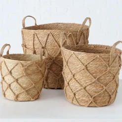 Fabrique de Styles Paniers Et Corbeilles*Panier en zostère 43x43cm - Katunia