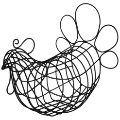 Fabrique de Styles Paniers Et Corbeilles*Panier poule en fer - Reserve